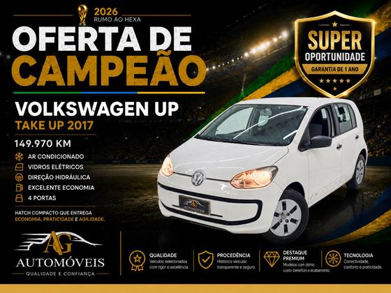 VOLKSWAGEN UP 1.0 MPI TAKE UP 12V FLEX 4P MANUAL VOLKSWAGEN UP 1.0 MPI TAKE UP 12V FLEX 4P MANUAL